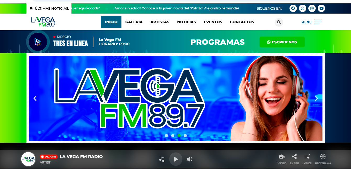 Interface portal radial web pro
